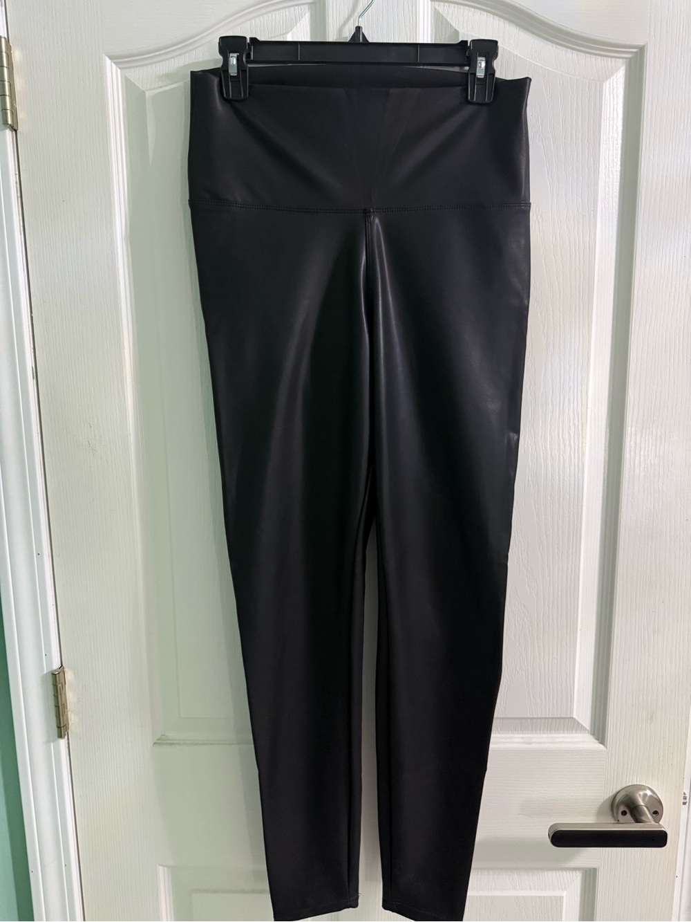Amazon Black Faux Leather Skinny Pants
